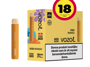 Vozol 600 Mango Ice | Engångs Vape | 20mg | 10-pack