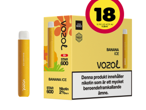 Vozol 600 Vanilla Ice | Engångs Vape | 20mg | 10-pack