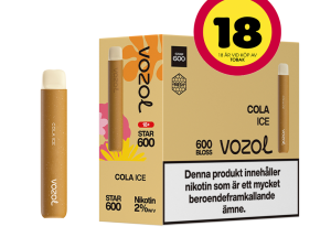 Vozol 600 Cola Ice | Engångs Vape | 20mg | 10-pack